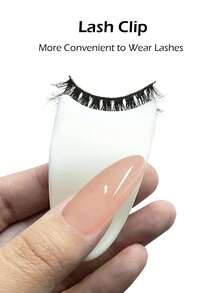 1PC Lash Clip Applicator False Eyelashe Applicator Tool For Wear Eyelashes, 35mm Width Lash Applicator Clip, White - White - View 1