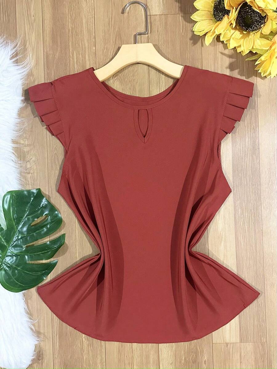 Women Tops - Burnt Orange - View 1