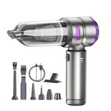 16000Pa Handheld Vacuum Cleaner, Vacuum Cleaner And Air Purifier, High Power Wet & Dry Handheld Car Vacuum Cleaner With Multiple Nozzles/Small Floor Mop, Suitable For Car, Home, Office And Pets - Multicolor - View 14