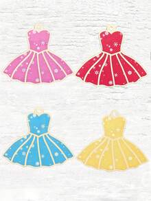 Adorno colgante decorativo de madera de una sola capa con diseño de copo de nieve de 10cm*8.4cm, agrega un ambiente festivo, se puede colgar en el árbol de Navidad, dormitorio, sala de estar, ventanas, espejo retrovisor, chimenea y otros lugares deseados, disponible en 4 colores (rojo, rosa, azul, amarillo)