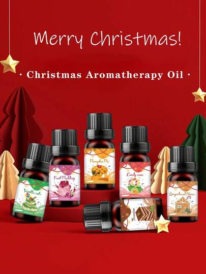 1 Bottle Of 10ml Gingerbread Man Essential Oil, Christmas Essential Oil, Holiday Gift, Christmas Decoration, Happy New Year, Christmas Party, Multi-Functional Essential Oil, Gingerbread Fragrance, For Diffusers, Air Freshening, Reed Diffusers, Candle Making, Home Use. Home Decor Christmas Decorations Room Decor, Christmas Gifts