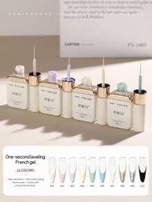 annies 12ML One-Second Flow-Leveling French Manicure Gel Polish 2025 New Model High Saturation Outline Painting Gel Exclusively For Nail Salons 1pc/12pcs