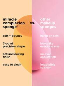 Real Techniques 奇迹美妆蛋套装双装，适用于液体和膏状彩妆的美妆蛋，可打造可叠加遮瑕的妆容，打造自然水润底妆的粉底蛋，不含乳胶泡沫，化妆品，价格实惠，房间装饰，梳妆台，旅行，卧室，化妆配件，粉扑，美妆蛋，散粉扑，化妆海绵，价格实惠，圣诞礼物，化妆品，化妆工具，便宜好物，礼物，女士礼物，圣诞礼物 - 橘色 - 查看 4