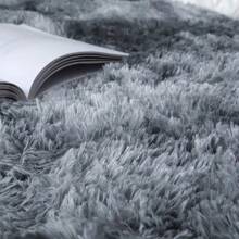 1 件装柔软走廊地毯，适用于卧室，毛绒蓬松，轻便，长绒毛，毛茸茸，适合女孩房、家居走廊等装饰用途。 - 彩色 - 查看 3