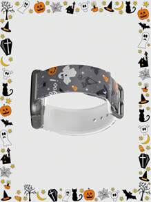 1pc Soft Elastic Breathable Wristband Replacement Strap, Compatible With Samsung, Garmin, Honor Smartwatches, Apple Watch 38mm 40mm 41mm 45mm 44mm 42mm 49mm, Fashionable Casual Multi-Color Silicone Band Compatible With Apple Watch Ultra SE/10/9/8/7/6/5/4/3/2/1, 1pc Soft Elastic Breathable Floral Wristband Replacement Strap Compatible With Apple Watch