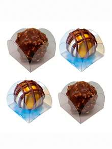 200 Clear Acetate Molds With 4 Thin Sweet Petals - 無色 - 查看 9