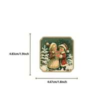 50pcs Vintage DIY Christmas Doodle Stickers, Party Decorations For Guitar, Notebook, Luggage, Waterproof UV Coated Colorful Paper Sheets (Meet EU Standards), Food Packaging Tapes & Stickers & Labels Christmas Christmas Decorations Christmas Pajamas Christmas Gifts Christmas Decor