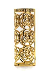 1pc Hollow Rose Design Metal Lighter Holder, Suitable For BIC J6 Lighter, (For BIC J6 Only), Lighter Case Cover, Smoking Accessories