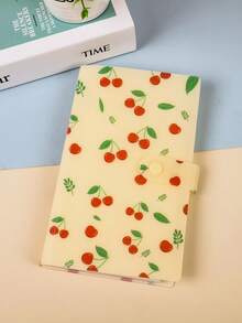 Beautizon Nailartlab 1Pc Portable Nail Sticker Storage Card Album, Small Fresh Style Cherry Pattern Design Cover Nail Sticker Storage Album, Sticker Display Book, For Salon Nail Supplies - Multicolor - View 5