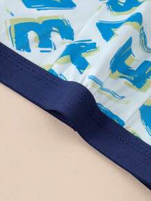 4 piezas/paquete Calzoncillos tipo bóxer para niños - Multicolor - Ver 8