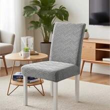 1/4/6 Stücke Stretch Uni Stuhlhussen, weich passende universelle Tischhusse, abnehmbare waschbare Anti-Staub Spandex Stuhlschoner für Zuhause, Restaurant, Bankett