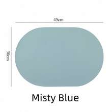 1件防滑耐热餐垫,防水可水洗厨房/餐桌垫兼杯垫,易于清洁室内/室外,仿皮杯垫家居装饰(马卡龙色) - 彩色 - 查看 11