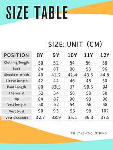 青少年男孩字母图案连帽衫和裤子套装（含衬垫背心） - 灰色 - 查看 8