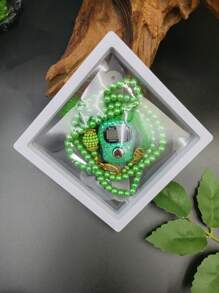 1pc Finger Ring Counter For Praying With Rhinestones, Muslim Prayer Beads & Tasbih Bracelet Set