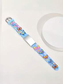 Bracelet d'urgence personnalisé / Bracelet d'identification spécial anti-perte. Ce bracelet d'identification mignon avec une plaque incurvée en acier inoxydable convient aux adolescents. Il est disponible en couleurs optionnelles de rose, bleu, rouge, noir et blanc, avec des styles couvrant la mode, les couleurs, le vintage, le minimaliste, le décontracté et le mignon. Il propose une personnalisation. - Multicolore - Voir 20