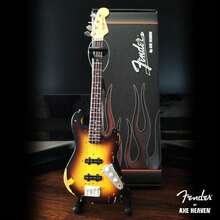 Jaco Pastorius - Axe Heaven Fender  Jazz Bass Custom Shop Sunburst Mini Bass Guitar Replica Collectible FJ-004  [COLLECTABLES] Figure, Collectible - 彩色 - 查看 2