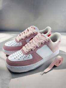 1pc Fashion Colorful Braided Shoelaces - Design, Create Unique Style, Perfect For Sneakers And Casual Shoes