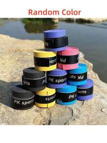 10/20 Pcs Random Color Anti-Slip Tennis Badminton Grip Tape, Breathable Sweatband Windings For Fishing Rods, Baseball Bats, Squash Rackets