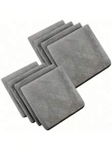 8pcs Large Foldable Clothes Storage Bags With Window And Handles, Bags For Clothes, Blankets, Carpets, Gifts, Toys, Space-Saving Movable Storage Bags For Bedroom, Home, Closet, Wardrobe - Grey - View 3