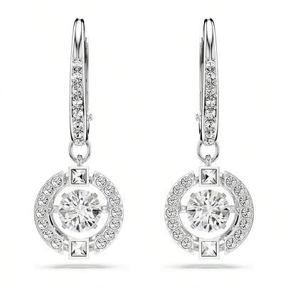  SWAROVSKI UNA Pulsing Heart Stud Earrings, Women's Earrings, Birthday Gift, Christmas Gift, Mother's Day Gift, Girlfriend Gift