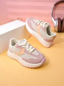 Slim Waist Girls' 2025 New Autumn & Winter Style – Internet-Famous Thick-Soled Student Casual Shoes, Breathable Sports Shoes