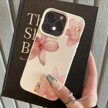 Phone - Pink Floral Combination Pattern Iphone16Promax Phone 16/16PLUS/15PROMAX/15PRO/15PLUS/15/14PROMAX/14PRO/14PLUS/14/13PROMAX/13PRO/13/12PROMAX/12PRO/12/11PROMAX/11 Advanced, Soft, New, Fashion, Protective, Soft Silicone Vibe, Hardcore Drop Defense. - 1 cái - Xem 4