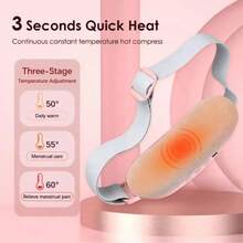 Female Menstrual Electric Belt, Hot Compress, Heater, For Home Use, Vibrating Lumbar Massager, Rechargeable Model, Heat Pad For Stomach, Perfect Choice For Valentine's Day Giftschristmas Gifts,Hand Warmers,Gifts For Men,Stocking Stuffers,Hand Warmers Rechargeable