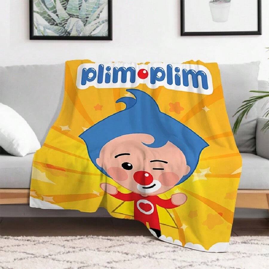 P-Plim Cute Blanket Comfortable Skin Friendly Soft Sofa Living Room Bed Bedroom Blanket Suitable For Travel And Gift6.Jpg - White1 - 查看 1