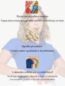 Women T-Shirts - Royal Blue - View 10