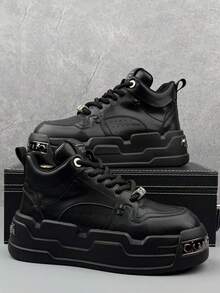 Zapatillas casuales versátiles cómodas con suela blanda, talón oculto y suela gruesa transpirable para hombres