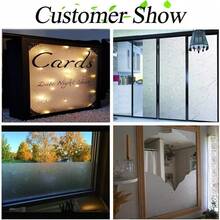 Decorative Heat Reduction Window Cover Frosted 3D Stained Window Film Static Cling Removable Window Decal For Kitchen For Office For Bathroom - Multicolor - View 9