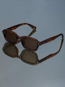 新款复古经典小框方形时尚眼镜女男简约百搭节日派对独特时尚眼镜 - 彩色 - 查看 10