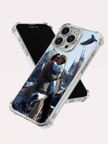 1 ốp lưng điện thoại in ảnh đôi theo yêu cầu, khung bạc, thiết kế chống rơi vỡ bằng túi khí, in UV độ phân giải cao, đáp ứng nhu cầu cá nhân hóa, tương thích với Apple 17 ProMax/16 ProMax/16 Pro/16 Plus/16/16E/15 ProMax/15 Pro/15/14 ProMax/14 Pro/14/11/11 ProMax/12/12 Pro/12 ProMax/13 ProMax/13 Pro/13, tương thích với Redmi, phiên bản quốc tế, không phải phiên bản nội địa. - Bạc - Xem 4