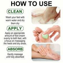 2pcs Tea Tree Oil Foot Cream, Rich In Vitamins E, Aloe Vera & Peppermint, Moisturizes Dry, Rough & Cracked Skin, Softens And Smooths, Long-Lasting Fresh Scent, Formula, Non-Irritating For Men, Women, And Pets, AllseasonsFoot Care | Refreshing Footwear | Nourishing Formula - Nhiều màu - Xem 9