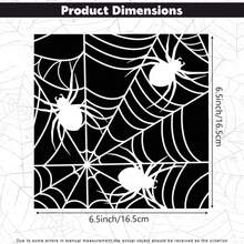 20 buc/40 buc/60 buc/Set, Șervețele negre de pânză de păianjen de Halloween, Prosoape de mână de unică folosință cu tematică de pânză de păianjen neagră, Șervețele de hârtie de unică folosință cu tematică de pânză de păianjen de Halloween, Prosoape decorative pentru cină, pentru decorațiuni festive pentru petreceri de ziua de naștere