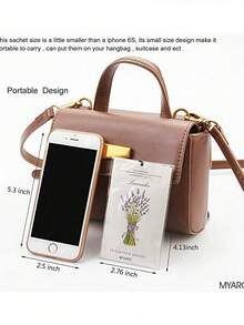 3/612pcs Lavender Sachet Drawer And Closet Air Freshener, Long-Lasting Sachet Drawer Deodorant Fresh Fragrance, Couple Home Fragranceparty Bag Fillergifts For Womenhouse Decor