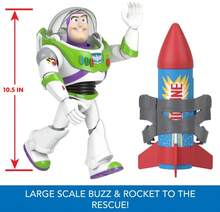 Pixar Toy Story Buzz Lightyear 10-In Action Figure Toy With Rocket & Sounds  [COLLECTIBLES] Action Figure - Nhiều màu - Xem 6