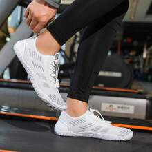 Lace-Up Fitness Gym Outdoor Women's Casual Sports Shoes, Comfortable Low-Top Walking Shoes, Casual Running Shoes, Mesh Hollow Breathable Unisex Sneakers
