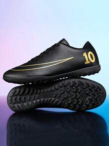 Unisex Youth Sports Soccer Shoes, Campus Student Boys Girls Football Training Shoes, Football Match Specialized Shoes, Studded Non-Slip, Good Foot Feel, Lightweight And Comfortable (Some With Shoe Oil On Uppers And Soles)