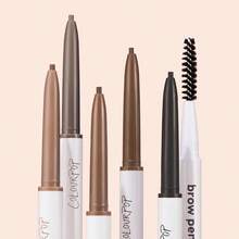 ColourPop Defining Eyebrow Pencil Precision Brow Pencil Tip For Natural HairLike Strokes LongLasting Buildable Color With Attached Spoolie Sharpening Needed Dark Brown 0.003 Oz - 布魯內特 - 查看 4