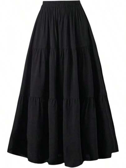 Women's Summer Long Flowy Renaissance Skirt With Pockets - Boho High Waist A-Line Maxi Skirt,Vacation Outfits Women,Valentine Outfits For Women,Street Photography