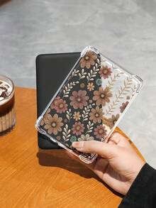Ayotu 1 件叶子和花朵保护套，适用于 Kindle、兼容 Kindle Paperwhite 第 12 代 2024/Kindle Colorsoft Signature Edition/Kindle（第 11 代 - 2024 年发布）、Kindle Paperwhite 第 11 代 2021/Kobo Clara Colour/BW - 彩色 - 查看 20