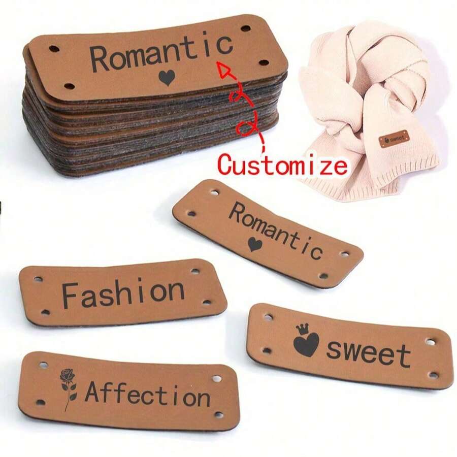 Custom Denim Patch Stickers, Custom Clothing Labels, Laser Engraving, Leather Patches & Tags Apparel Accessories, Faux Leather Denim Patches, Pet Carrier PU Leather, Synthetic Leather Tags - Accessory Leather Label - View 1