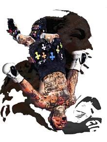[100% Cotton] [100% Cotton] Gervonta Tank Davis Flip T-Shirt Tank Davis Boxing World Champion Custom Graphic Tee - 黑色 - 查看 2