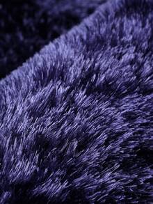 1 pieza Alfombra nueva de tela de terciopelo para sala de estar/dormitorio, de color burdeos brillante y esponjosa, de estilo nórdico de moda lujoso y suave, decorativa para interiores, con sensación cómoda para los pies, que crea una atmósfera acogedora en el hogar, adecuada para la decoración de Halloween y fiestas, fácil de cuidar, aplicable para todas las estaciones - Burdeos - Ver 10