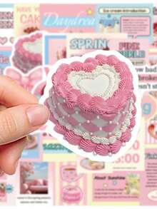 30 piezas de pegatinas de bayas y queso para estuches de teléfono, cuadernos, portátiles, maletas, cascos, patinetas, automóviles, libros Kindle, útiles escolares y decoración del aula DIY