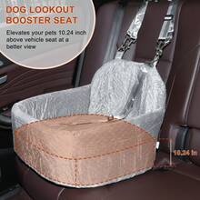 Dog Car Seat For Small Medium Dog, Removable Cover Dog Booster Seat, Safe And Comfortable, Easy Installation Cat Backpack For Travel