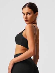 Sodalemon 女士双层可调节肩带 Beautyback 运动文胸 - 彩色 - 查看 7