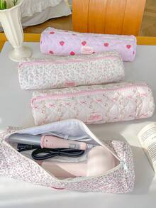 1 件 Ditsy 花卉印花绗缝吹风机收纳袋吹风机支架美发工具包便携式旅行收纳袋适用于吹风机、卷发器、直发器和其他造型工具的旅行收纳袋卷发器收纳袋旅行携带收纳袋家庭收纳大容量收纳旅行收纳情人节礼物妈妈礼物教师礼物返校礼物伴娘礼物旅行必需品邮轮必需品宿舍必需品 - 彩色 - 查看 1