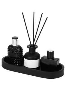 1/2 pièces Plateau de vanité en silicone avec motif de marbre, plat à bijoux, boîte à bijoux ovale, plateau de maquillage, salle de bain, baignoire, cuisine, évier, plateaux décoratifs pour plan de travail, décoration de Noël pour la maison, décor, Noël, décoration de table, plateau en bois, style vieux argent, vase à fleurs, assiettes, plateau en bois, assiette, table basse, plateau décoratif, décoration de table, ornements pour la maison, ornements noirs, plateau pour accoudoir de canapé, ambiance bohème, pour vacances à la plage, collection salle de bain, collection chambre à coucher, grande capacité